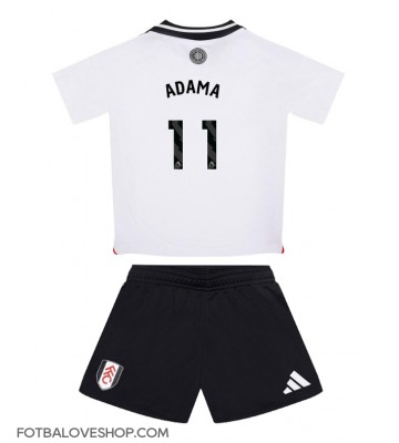 Fulham Adama Traore #11 Dětské Domácí Dres 2024-25 Krátký Rukáv (+ trenýrky)